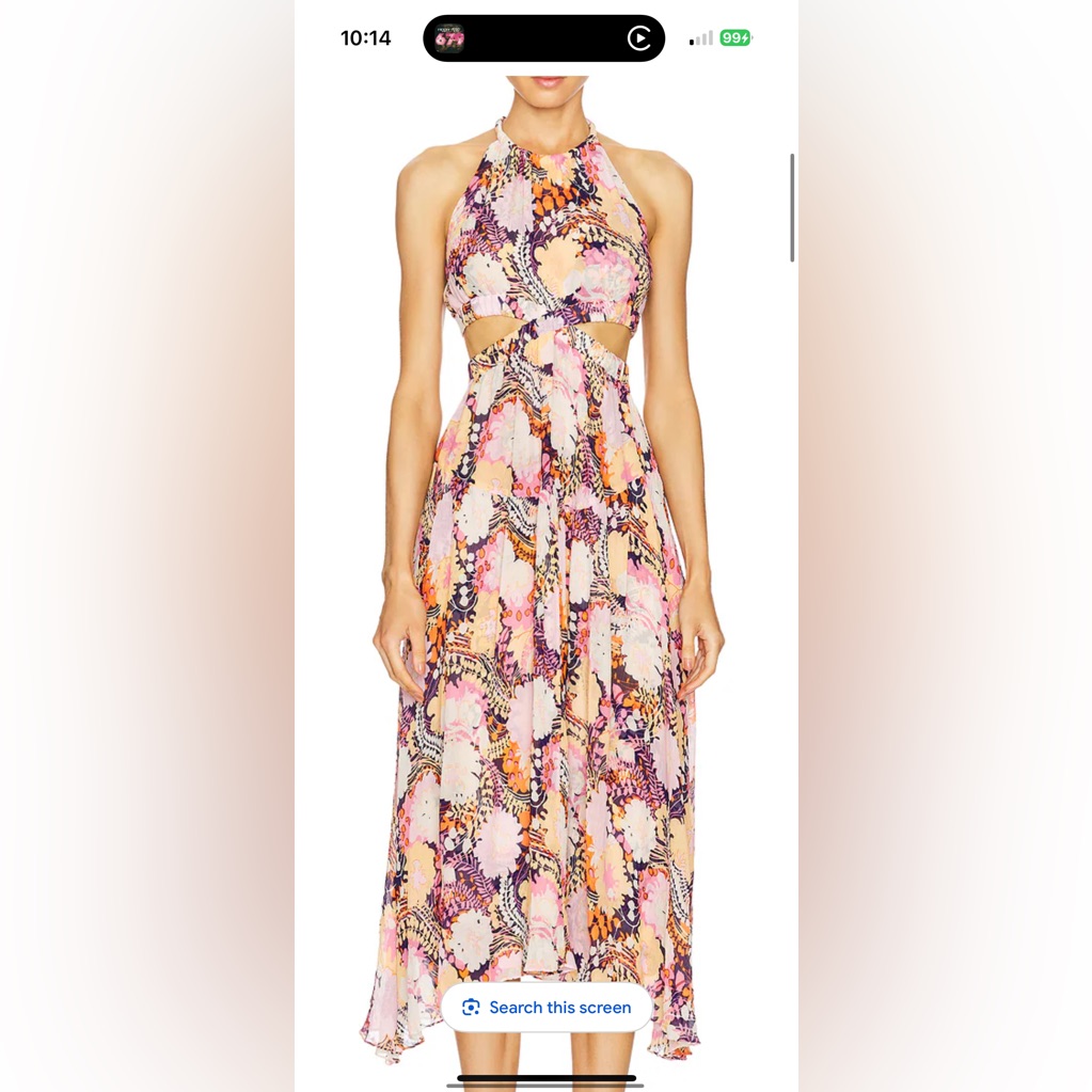 Alc Waverly Dress In Midnight And Rose Size 4